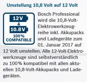 Bosch Akku Handsauger GAS 12V Professional  06019E3003